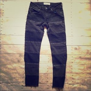 Adidas black skinny jeans